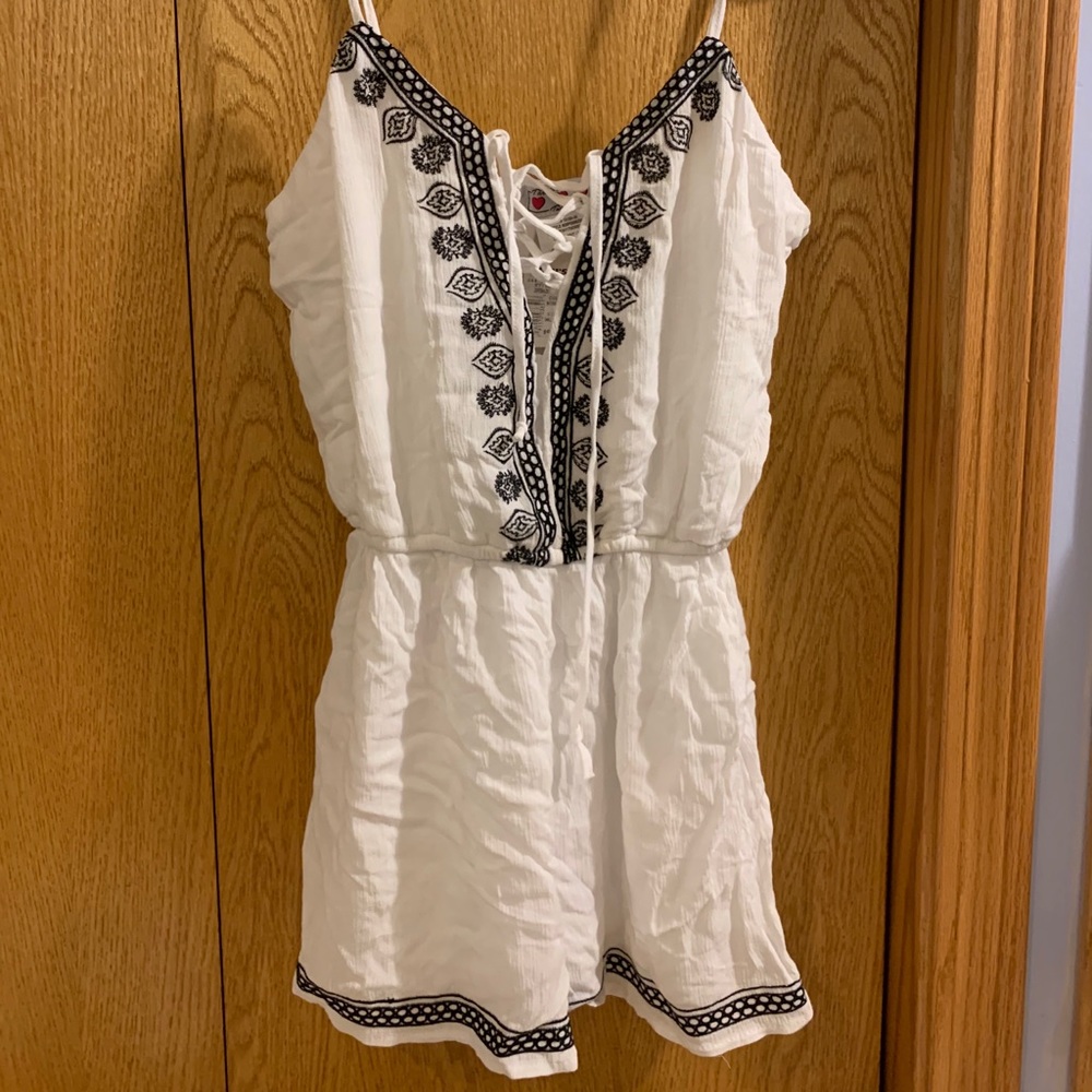 White Romper NWT